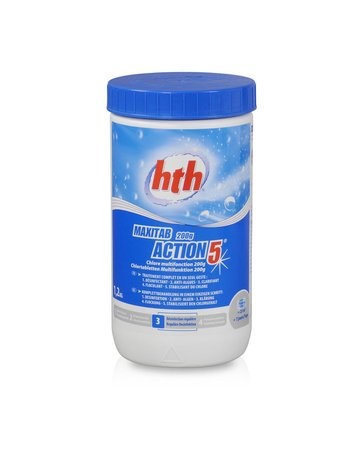 hth Spa Minitab Action 5 Chlortaps 1.2kg