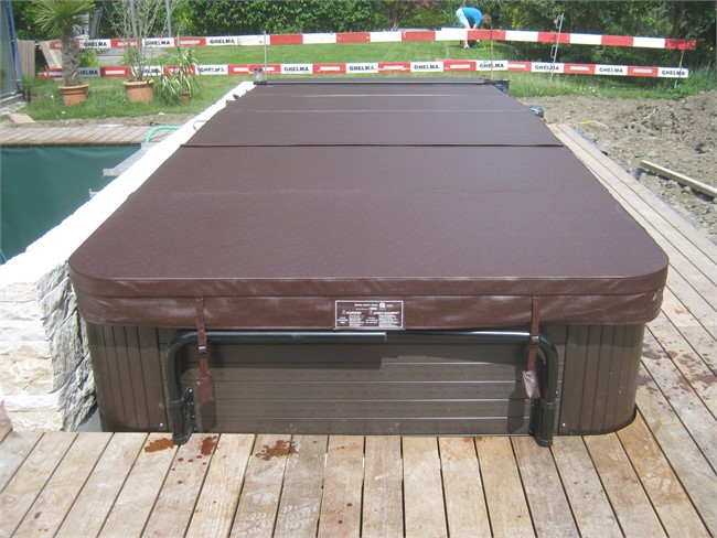Schwimm-Spa Abdeckungssystem manuell