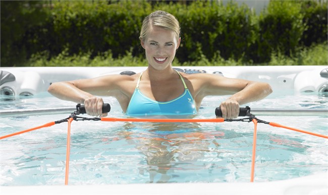Aqua-Workout im Schwimmspa